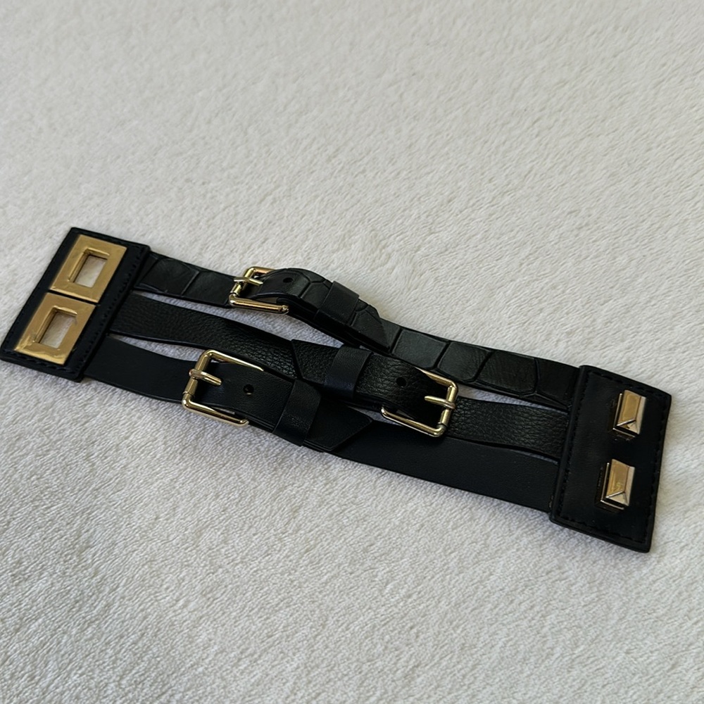 BCBGMAXAZRIA Faux Leather Cuff - Picture 4 of 9